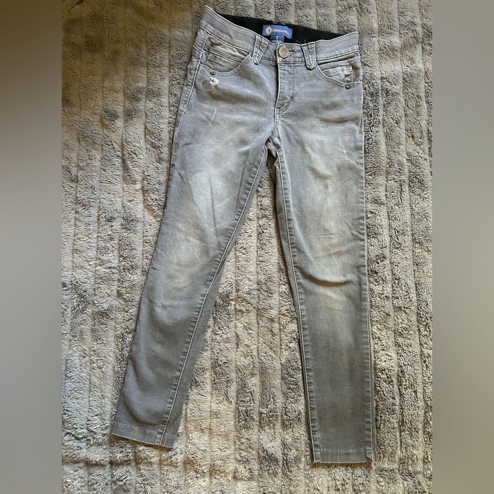 Democracy Women's Skinny Jeans in Gray Wash